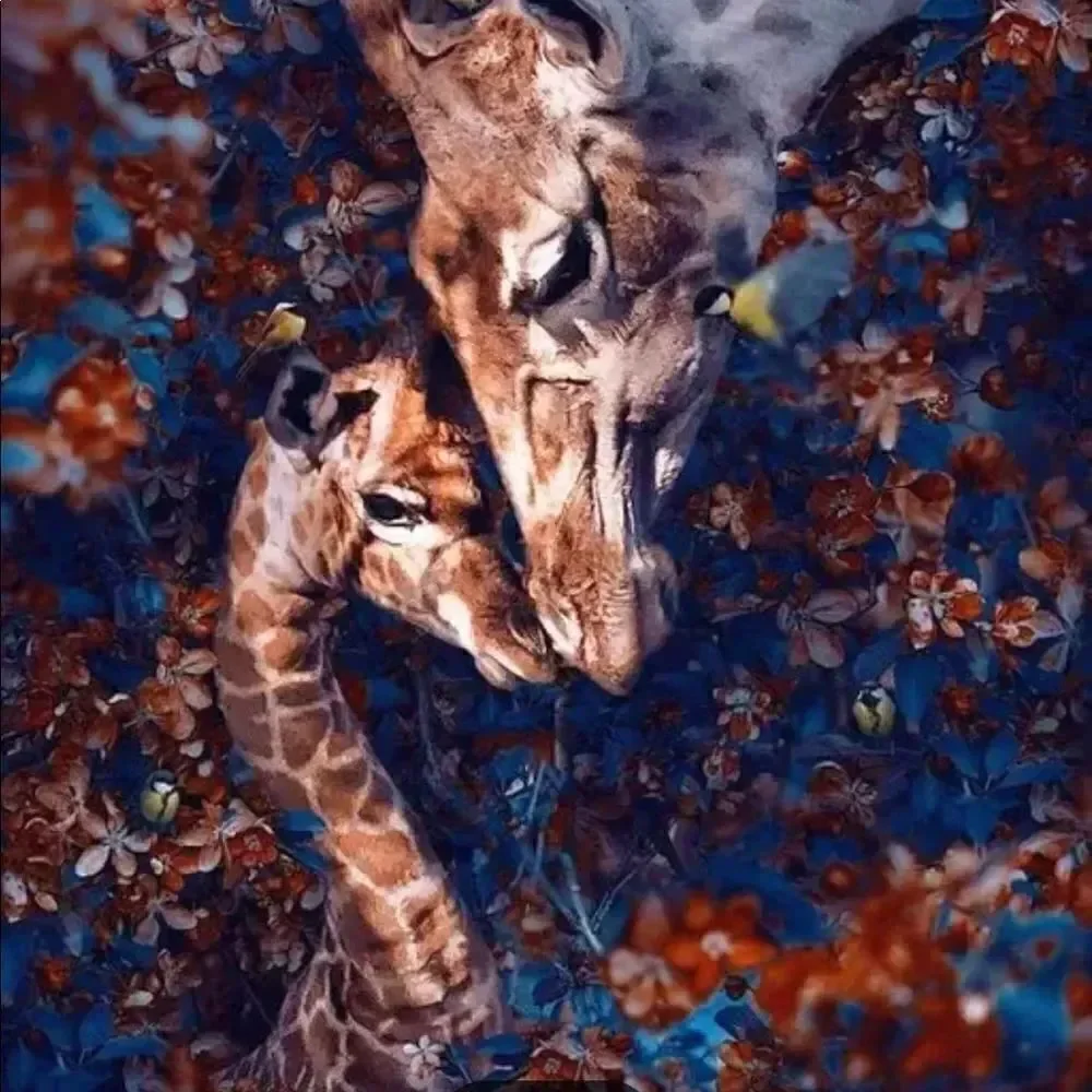 GIRAFFE MOMMA Love Diamond Painting!